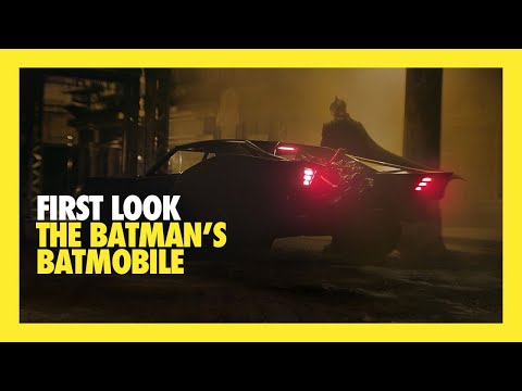 Batmobile - THE BATMAN (2021) - Official First Look Pics - Robert Pattinson, Matt Reeves Movie
