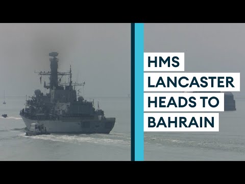 HMS Lancaster leaves Portsmouth for three-year mission to the Gulf