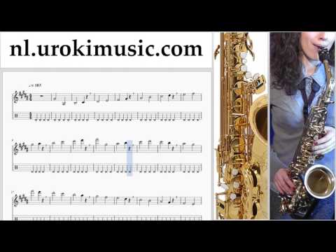 Saxofoon Leren Spelen (Alt) The Chainsmokers & Coldplay - Something Just Like This Tablatura Deel#1