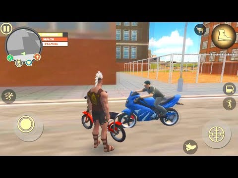 Rope Hero #2 - Rope Hero bicycle Driving - Funny Rope Hero Gameplay