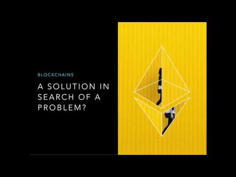 Taylor Gerring presents 'Ethereum, Improving the world through decentralisation"