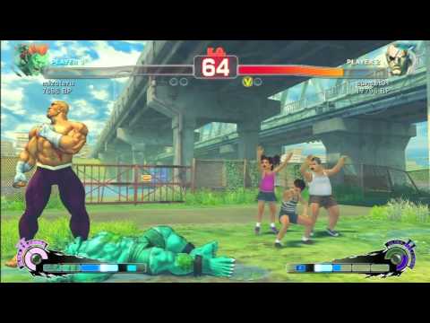 SSF4 Rank Match  mizoteru (BL)  vs  sunset01 (SA)