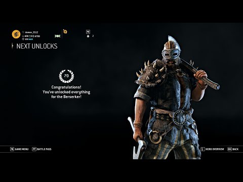 For Honor | REP 70 Berserker Montage