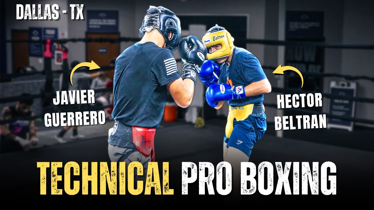 JUST SKILL! PRO Style Boxers Spar For TECHNIQUE And Ring Control!