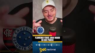 Flamengo controla o jogo e vence bem o Cruzeiro. #ricaperrone #futebol #flamengo #cruzeiro