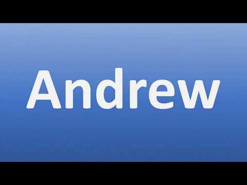 How to Pronounce Andrew