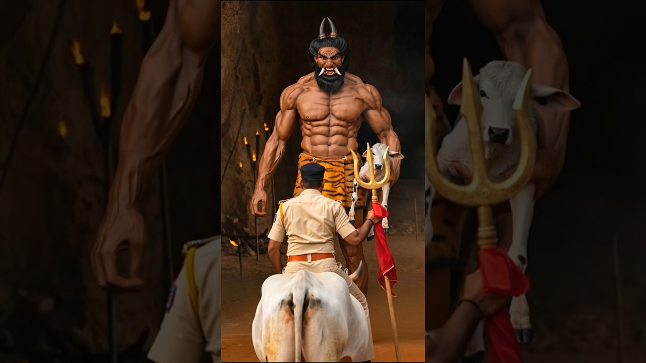 The Monster Took Her Baby... So She Brought the Police. 👮‍♂️🐮#shorts #aistory #justice