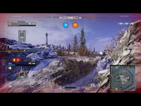 Wot - T110E4 - 7.5k damage combined, thank's team mate for not helping...