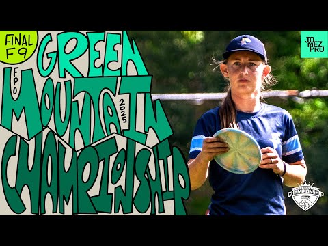 2025 Green Mountain Championship | FPO FINALF9 | Gannon, Pierce, Scoggins, Salonen | Jomez Disc Golf