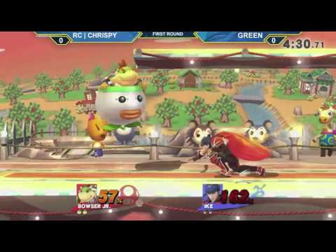 Salty sunday @ eBash 40 (WiiU) -  Chrispy VS Green - First Round