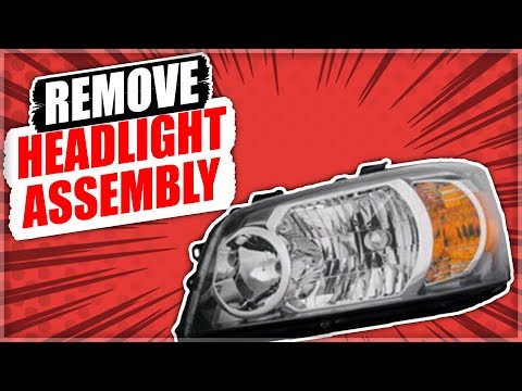 How to Remove a Toyota Highlander Headlight Assembly