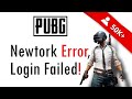 Network Error Login Failed | Please check your network settings on PUBG