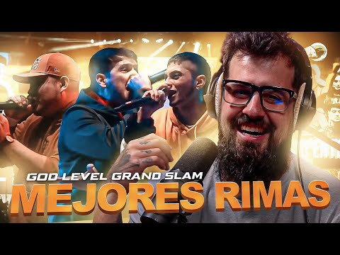 DIERON UN NIVELAZO 🔥 | REACCION a MEJORES RIMAS de la GRAN FINAL de GOD LEVEL GRAND SLAM 2021