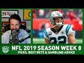 Week 8 Picks Against the Spread, Best Bets, Gambling Advice | Pick Six Podcast