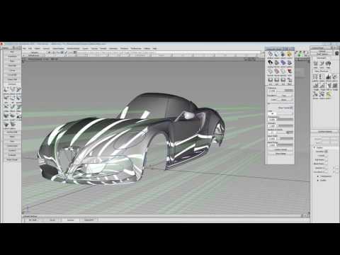 Autodesk Alias Design - Light tunnel video.