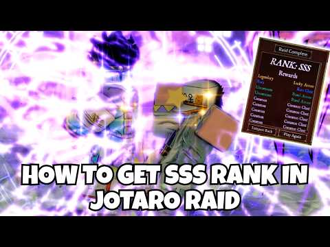 How To Cheese Jotaro Raid In Bizarre Lineage
