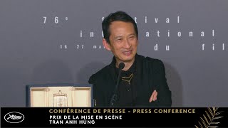 La passion de Dodin Bouffant – Award for Best Director – Press Conference – Cannes 2023