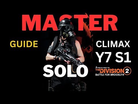 The Division 2 Climax Mission Crossroads SOLO GUIDE Master Difficulty! (Get Tinkerer Mask)!