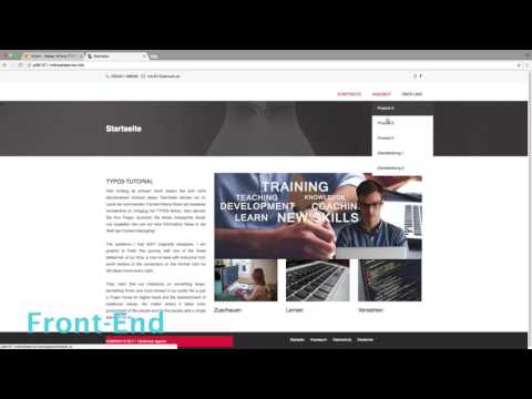 TYPO3-Tutorial - 1 - Die Grundlagen (Testvideo)