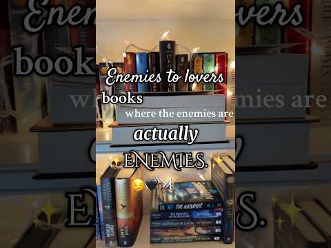 ENEMIES to LOVERS…but they’re ACTUALLY enemies🤭😌#booktube #bookrecommendations #bookrecs #tbr
