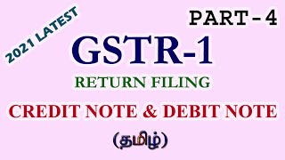 CREDIT NOTE AND DEBIT NOTE ENTRY IN GSTR1// sales Return and purchase return