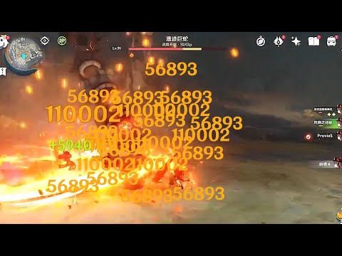 4 Hu Tao VS Every Genshin Bosses