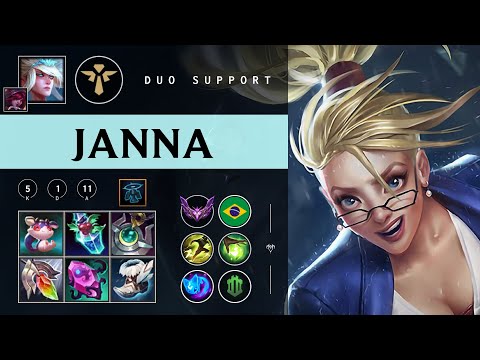 Janna Support vs Nautilus - BR Master Patch 26.02