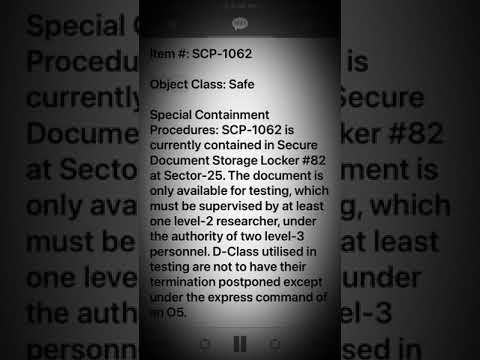 Scp 1062 NS Magazine - Time