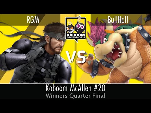 RGM (Snake) vs BullHall (Bowser) - WQF - Kaboom McAllen #20