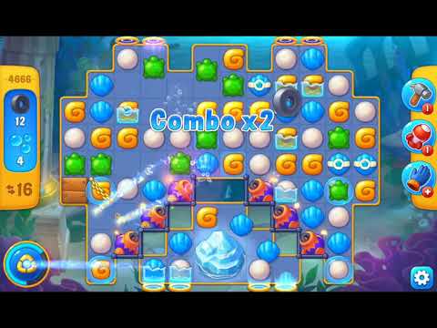 Fishdom 2021 - Level 4666   #Playrix #Fishdom #gaming