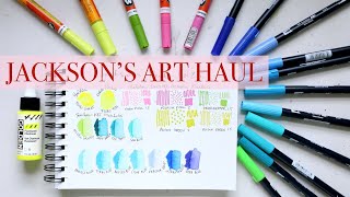 🎉🎉JACKSON'S ART Unboxing and Swatching HAUL JAN25