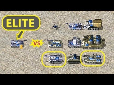 Elite Grizzly vs All tanks - Red Alert 2