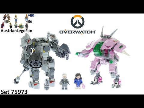 Vidéo LEGO Overwatch 75973 : D.Va et Reinhardt