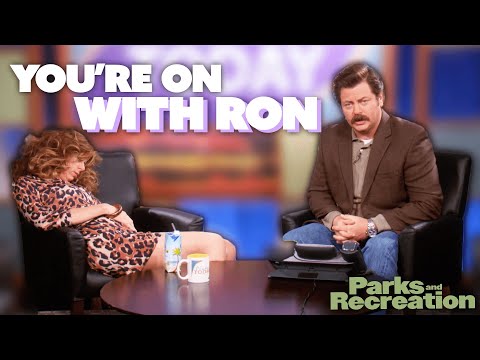 Ron Swanson Hosts Pawnee Today | Parks & Recreation | Comedy Bites