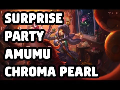 SURPRISE PARTY AMUMU CHROMA PEARL SKIN SPOTLIGHT - LEAGUE OF LEGENDS