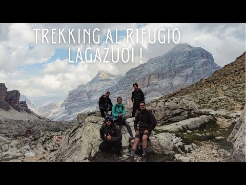 TREKKING AL RIFUGIO LAGAZUOI - mt 2752 slm - (BELLUNO) Cortina d' Ampezzo #lagazuoi #trekking #drone