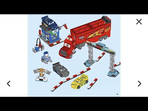 LEGO Pixar Cars Florida 500 Final Race Set 10745 Building Instructions