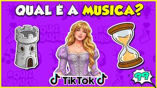 🎵ADIVINHE A MÚSICA DO TIKTOK com EMOJIS 💜🔊 Sina de Ofélia, Pipoca #quiz