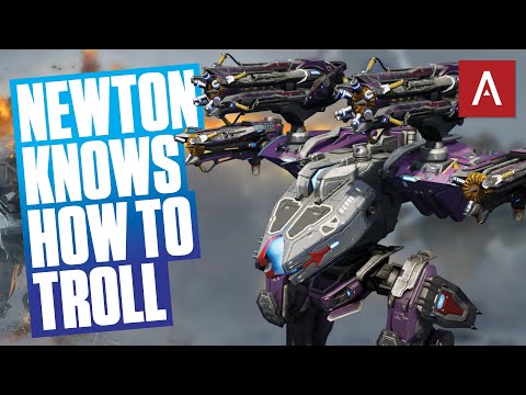 This New Titan Is A Big Troll! War Robots Newton Gameplay WR