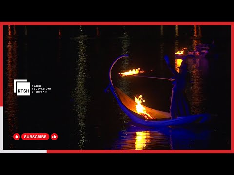 Shfaqja ujore ''Fuos De Bassin'' - Spektakel dritash dhe ngjyrash në Liqenin e Tiranës | RTSH