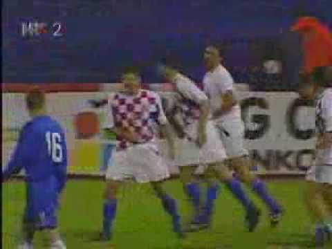 Goran Ivanisevic scores goal for Croatia