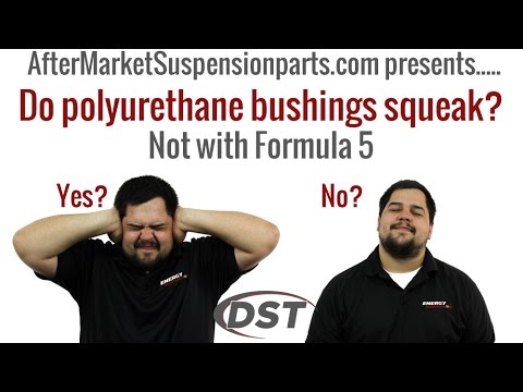 Do polyurethane bushings squeak? Not with this stuff!