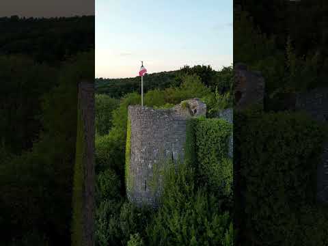 Vue exceptionnelle du château de Poilvache (n°3) #drone #medieval #belgium #landscape #castle