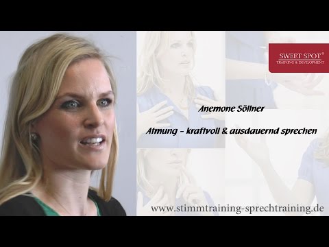 Atmung: Ausdauernd & Kraftvoll Sprechen - Stimmtraining & Sprechtraining