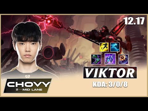 Chovy - Proview Viktor vs Taliyah | Patch 12.17 - Lol Pro Replays