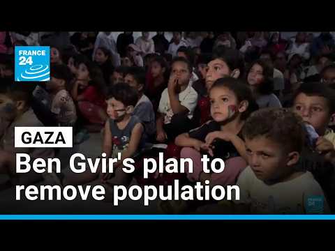 Israeli minister unveils plan to remove Gaza's population over seven years