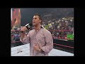 Stone Cold Eric Bischoff Shane McMahon Segment Raw August 4 2003 Part 1