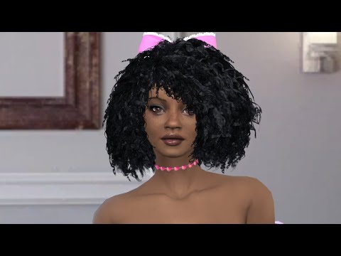 sims custom sim download black girls female Kaya Mbatha by Bonita100 Cas Video Preview
