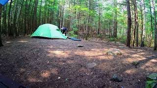 Setting up and taking down my new Eureka El Capitan 3 tent in Bon Echo Provincial Park, Ontario