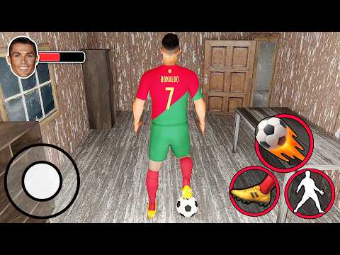 Playing as RONALDO in Granny House